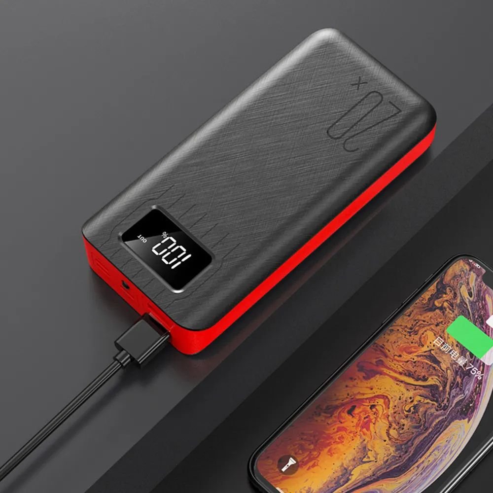 Batterie externe plus lampe flash intégrée